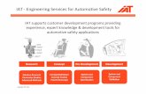 IAT -Engineering Services forAutomotive Safety...4 Barriers(AZT, EuroNCAP, Side Impact) 4 Barriersleds(ECE, FMVSS 214, IIHS) 4 Euro NCAP "Flying Floor" 4 Angle adjustmentforsledsystems