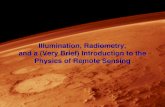 Illumination, Radiometry, and a (Very Brief) Introduction ...murray/courses/me132-wi11/me132a_lec02_… · Illumination, Radiometry, and a (Very Brief) Introduction to the Physics