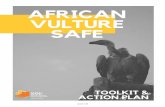 AFRICAN ACTION PLAN VULTURE SAFE · White-headed vultures are the only species within its genus, T i g on c e p s . Some cultures believe that Cape Vultures have clairvoyant abilities
