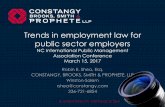 Trends in employment law for public sector employersnc-ipma.org/resources/Pictures/Employment Law Trends and Case Studies.pdf•EEOC says they are unlawful •If the employee can do