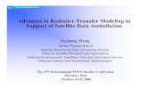 Advances in Radiative Transfer Modeling in Support of ... · Advances in Radiative Transfer Modeling in Support of Satellite Data Assimilation Fuzhong Weng Sensor Physics Branch Satellite
