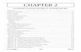 CHAPTER 2 · control measures. (K.S.A. 2-1908) 7. Conduct demonstrational projects on conservation methods and measures. (K.S.A. 2-1908) 8. Carry out erosion prevention and control