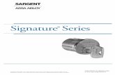 Signature® Series - Locksmith Reference€¦ · ADAMS RITE (1850)-101 13-0512 ADAMS RITE (4070)-104 13-0513 Inside Cam for 16 & 92 function Mortsie Locks-105 13-0665 Schlage L-106