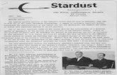 Stardust - Edmonton RASC · The July meeting will feature the traditional OBSERVER'S HANDBOOK talk, and will also include the first oral review of the Society's JOURNAL. (STARDUST,