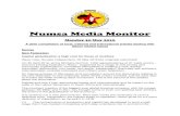 Numsa Media Monitor · 5/30/2016  · Numsa Media Monitor Monday 30 May 2016 A daily compilation of local, national and international articles dealing with ... Indian-owned and Old