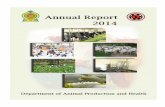 ANNUAL REPORT - :: Welcome :: :: Department of Animal ... · VISION, MISSION ----- V ... animal husbandry practices. 11. To ensure welfare and wellbeing of animals. To ensure efficient