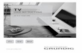 FI SV RU - NUREG GmbH...7 Älä aseta television päälle mitään astioita, kuten maljakoita, sillä niistä voi roiskua nestettä, joka aiheuttaa turvallisuusris-kin. 7 Aseta televisio