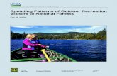 Spending Pattern of Outdoor Recreation Visitors to ... · Spending Patterns of Outdoor Recreation Visitors to National Forests Introduction Recreation is the most common way that
