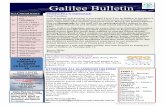 Galilee Bulletin - Galilee Regional Catholic Primary ... · Danceworld as part of a Performing Arts Program. Junior classes will be taught at Galilee while senior classes will utilise
