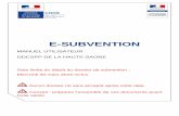 5 guide utilisation e-subvention - Haute-Saône...Cliquez sur le bouton « Détails » de la subvention souhaitée. Informations complémentaires : La page « Recherche de subvention