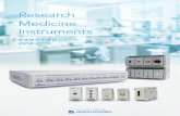 Research Medicine Instruments - Nihon Kohden...医学研究用機器カタログ 2018-2019 Research Medicine Instruments このカタログは「植物油インキ」「水なし印刷」で印刷しています。NC-905