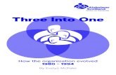 Three Into One - Alzheimer Scotland · Three Into One • How the organisation evolved 1980 - 1994 Introduction The Scottish organisation now formally known as Alzheimer Scotland