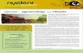 agroecology climate - Nyeleni · Agro-ecology: agroecology taken over and promoted by industrial agriculture. Number 20, December 2014 ... on the playing fi eld to have their role