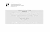 Aid Effectiveness and Capacity Development · outcomes, a lack of understanding of how capacity contributes to economic development and of how to account for the contribution of capacity