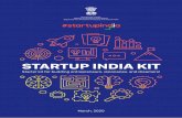 STARTUP INDIA KIT · Startup India Kit Tools and Templates So that you can focus on what is important to your business, we have a wide range of templates ranging from lease agreements,