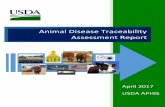 Animal Disease Traceability Assessment Report · IV. Animal Disease Traceability Framework A. Program Description & History In early 2010, the USDA announced a new approach for responding
