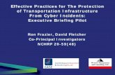 Ron Frazier, David Fletcher Co-Principal Investigators ...sp.scotsem.transportation.org/Documents/D Fletcher 935 AM.pdf · Incorporate cyber risks into existing risk management and