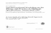 2nd International Workshop on the Theory and Practice of ... · 2nd International Workshop on the Theory and Practice of Algebraic Specifications, Amsterdam 1997 Proceedings of the