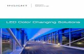LED Color Changing Solutions - Insight Lighting...RGBWWA (Red, Green, Blue, 40K, 65K, Amber) - $$$$ Insight’s premium 6 channel color mixing option for Medley products. Designed