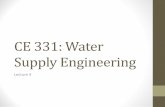 CE 331: Water Supply Engineering - uap-bd.edu 4_331.pdf · Groundwater • Water available in the saturation zone is known as groundwater. • Constitute the most important source