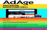 2019 DIGITAL ADVERTISING SPECS2019 DIGITAL ADVERTISING SPECS Overview 2Takeovers 5HTML email newsletters and channel sponsorships 8Online sponsorships 10Additional ad units 11Newsletter