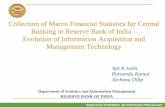 Collection of Macro Financial Statistics for Central Banking in Reserve Bank of India ... · 2020-05-17 · Department of Statistics and Information Management, Reserve Bank of India
