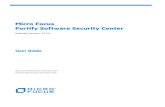 Micro Focus Fortify Software Security Center User Guide · What's New in Micro Focus Fortify Software Security Center 19.2.0 25 New PCI Basic Seed Bundle 25 Removal of Runtime Calls,