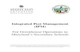Integrated Pest Management (IPM) - Maine.gov · PDF file 2013-11-22 · Integrated Pest Management and the Greenhouse ... Integrated Pest Management (IPM) uses pest and environmental