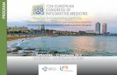 II National Congress of Health and Integrative Medicine...12th European Congres of Integrative Medicine 3 II National Congress of Health and Integrative Medicine Program Congress presidents