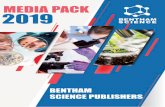 MEDIA PACK 2019 - Bentham Science · MEDIA PACK BENTHAM SCIENCE PUBLISHERS 2019. O verview ... Covered by leading abstracting/indexing media Ci tation R epo rts/Sc ience Ed ition,