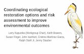 Coordinating ecological restoration options and risk ...•Ecosystem Services and the Gulf of Mexico Oil Spill Corporations, academic institutions, and governments taking proactive