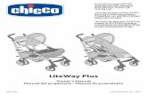 LiteWay Plus - d3gqasl9vmjfd8.cloudfront.net€¦ · LiteWay Plus IS0071.1ESF ©2012 Artsana USA, INC. 08/12 ... death. For your child's safety, read the labels and owner's manual