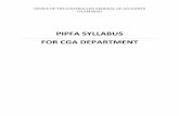 PIPFA SYLLABUS FOR CGA DEPARTMENTpipfa.org.pk/NewsAttachment/SyllabusCGA2019.pdf · 7 Prepare financial statements of a sole trader 8 Prepare accounts from incomplete records Specification