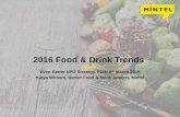 2016 Global Food & Drink Trendsfdin.org.uk/wp-content/uploads/2015/11/2016-Food-Drink...2016 Mintel’s Top 12 Food & Drink Trends NATURAL FORMULATION HEALTH CONSUMER BEHAVIOUR 3 Artificial: