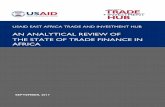 AN ANALYTICAL REVIEW OF THE STATE OF TRADE FINANCE IN … · AN ANALYTICAL REVIEW OF THE STATE OF TRADE FINANCE IN AFRICA September, 2017 Award No: EATIH-ICA-046 Prepared for the