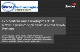Exploration and Development Of - ESAA · 2016-04-14 · Exploration and Development Of A New Disposal Zone for Steam Assisted Gravity Drainage Mike Brewster, ... Petrophysical Salinity