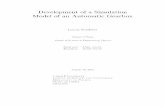 Development of a Simulation Model of an Automatic Gearbox548530/FULLTEXT01.pdf · Development of a Simulation Model of an Automatic Gearbox Ludvig Wendelius Master's Thesis Master