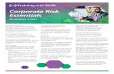 Corporate Risk Essentials...Corporate Risk Essentials brings theory to life, applying practical activities throughout the programme. Fast-paced and packed with vital insights, this