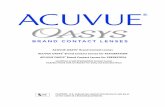 ACUVUE OASYS Brand Contact Lenses ACUVUE OASYS Brand ... · ACUVUE OASYS® Brand Contact Lenses ACUVUE OASYS® Brand Contact Lenses for ASTIGMATISM ACUVUE OASYS® Brand Contact Lenses