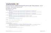 Common Alerting Protocol Version 1 · 2010-03-19 · 1 1 Introduction 2 1.1 Purpose 3 The Common Alerting Protocol (CAP) provides an open, non-proprietary digital message format for