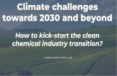 Climate challenges towards 2030 and beyondsuschem.org/files/library/Stakeholder-2019/CMW... · A future proof chemical industry Countries globally are moving to implement the Paris