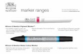 marker ranges For more information please visit the ...€¦ · • Excellent for illustration, graphics, product design and animation. Winsor & Newton BrushMarker • The capabilities