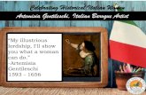 Celebrating Historical Italian Women Artemisia Gentileschi, Italian Baroque Artist Celebrating Historical