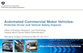 Automated Commercial Motor Vehicles - Virginia Tech · Automated Commercial Motor Vehicles: Potential Driver and Vehicle Safety Impacts Office of Analysis, Research, and Technology