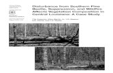 United States Disturbance from Southern Pine Agriculture ...Disturbance from Southern Pine Beetle, Suppression, and Wildfire ... Ecology and Management of Even-aged Southern Pine Forests,
