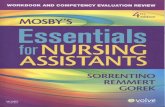 WORKBOOK AND COMPETENCY EVALUATION REVIEW edition MOSBY'S …nurseaidetesting.com/wp-content/uploads/2013/04/... · Get the most out of Mosby's Essentials for Nursing Assistants with