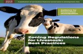 Zoning Regulations for Livestock: Best Practices · 2019-10-28 · livestock, poultry, dairy or related products of over $160 million. Milk and eggs are two of Connecticut’s most