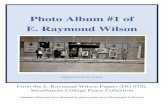 Photo Album #1 of E. Raymond Wilson - Swarthmore Home · 2011-02-11 · Photo Album #1 of E. Raymond Wilson Polling Place in Berlin, Germany From the E. Raymond Wilson Papers (DG