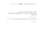 Cour des comptes - LES FINANCES PUBLIQUES LOCALES 2019 · 2019-06-21 · contributions des administrations centrales de l’État et des associations nationales de collectivités