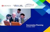 Succession Planning - SLGE · succession planning program elements, including job shadowing, coaching, mentoring, job exchange, career development and training. Employees are encouraged
